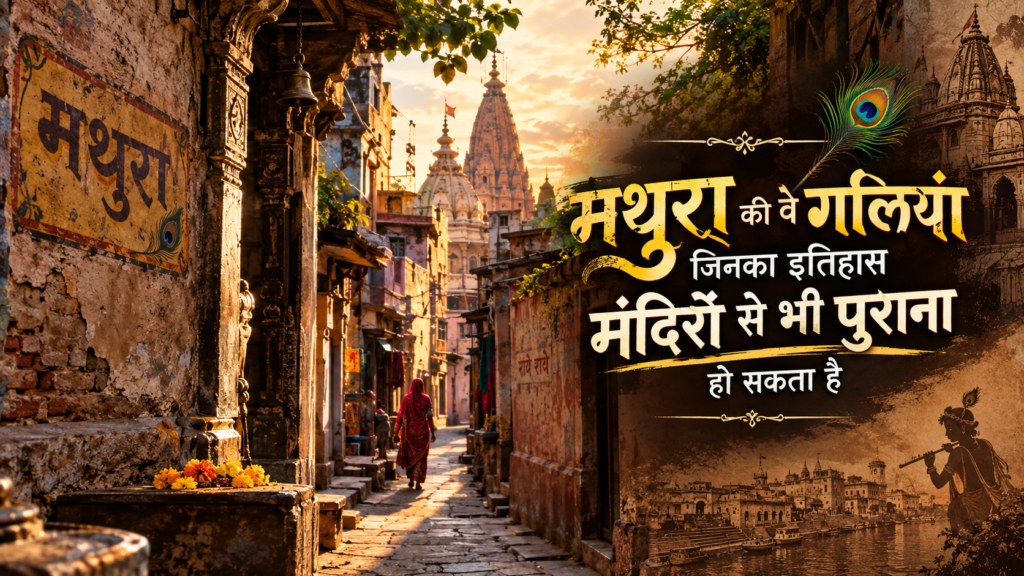मथुरा के पुराने शहर की ऐतिहासिक गली और मोहल्लों की विरासत